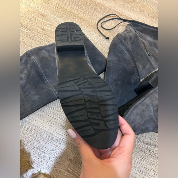 Stuart Weitzman Lowland Over the Knee Boots - Gray - Size 7.5 - Picture 8 of 10